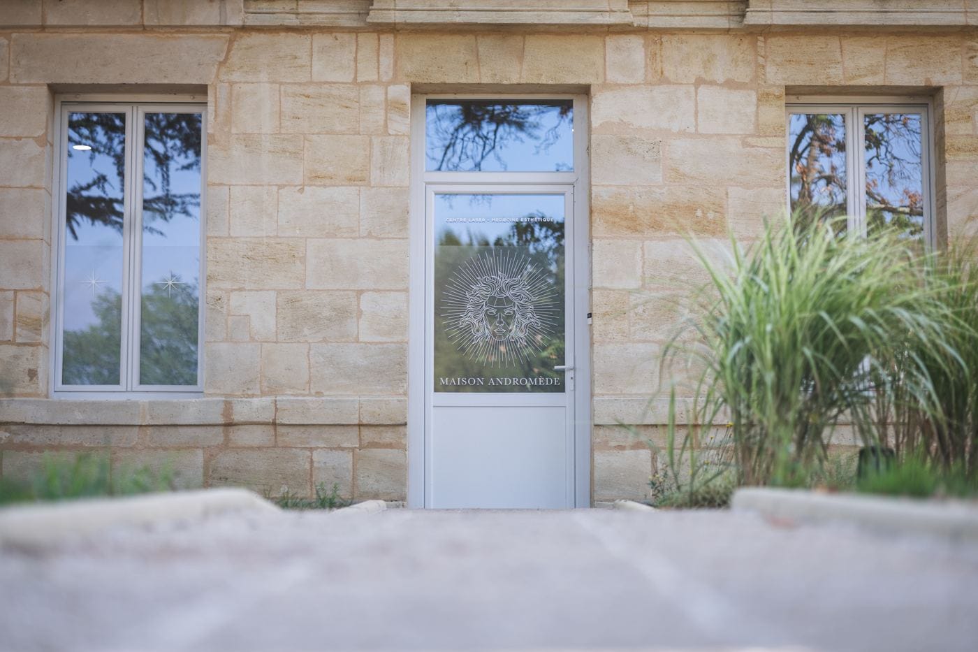 L'entrée de la Maison Andromède