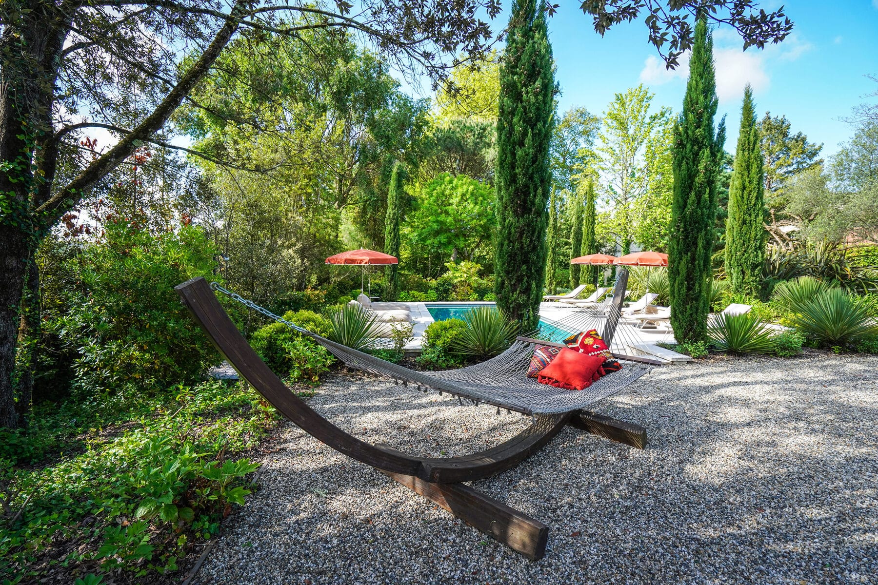 Hamac au jardin